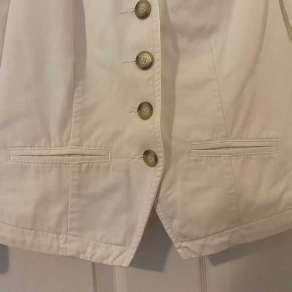 Tommy Hilfiger cropped jacket, Size: Small, White - Picture 4 of 8